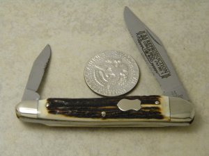 Kissing Crane Robt Klaas Solingen Germany Stag "Reproduction Circa 1901" No. 1 Half Whittler Knife