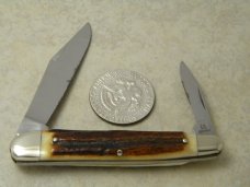 Kissing Crane Robt Klaas Solingen Germany Stag "Reproduction Circa 1901" No. 1 Half Whittler Knife Kissing Crane Robt Klaas Solingen Germany Stag "Reproduction Circa 1901" No. 1 Half Whittler Knife