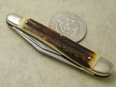 Kissing Crane Robt Klaas Solingen Germany Stag "Reproduction Circa 1901" No. 1 Half Whittler Knife Kissing Crane Robt Klaas Solingen Germany Stag "Reproduction Circa 1901" No. 1 Half Whittler Knife