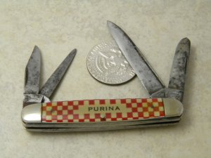 Remington UMC Made in USA Purina 4 Blade Punch Knife
