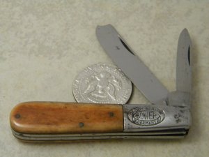 F.A. Bower Imp. Co. Germany #65 Bone Barlow Knife