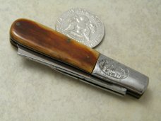 F.A. Bower Imp. Co. Germany #65 Bone Barlow Knife F.A. Bower Imp. Co. Germany #65 Bone Barlow Knife