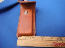Schrade Tool Leather Sheath for Folding Blade Pocket Knife Belt Pouch leather knife multi tool case