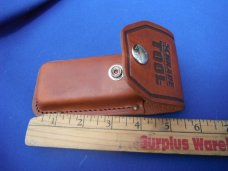 Schrade Tool Leather Sheath for Folding Blade Pocket Knife Belt Pouch leather knife multi tool case