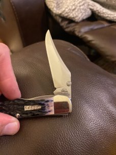 2002 Case XX USA 61265LC SS Purple Haze Mid Folding Hunter With Thumb Assits & Pocket Clip & 1 Blade 2002 Case XX USA 61265LC SS Purple Haze Mid Folding Hunter With Thumb Assits & Pocket Clip & 1 Blade