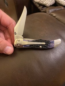 2002 Case XX USA 61265LC SS Purple Haze Mid Folding Hunter With Thumb Assits & Pocket Clip & 1 Blade 2002 Case XX USA 61265LC SS Purple Haze Mid Folding Hunter With Thumb Assits & Pocket Clip & 1 Blade