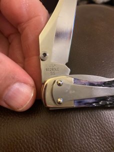 2002 Case XX USA 61265LC SS Purple Haze Mid Folding Hunter With Thumb Assits & Pocket Clip & 1 Blade 2002 Case XX USA 61265LC SS Purple Haze Mid Folding Hunter With Thumb Assits & Pocket Clip & 1 Blade