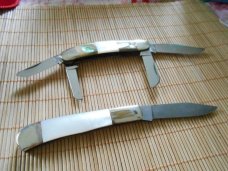 Never Used American Blade Collectors Knives 1986 with leather case all have same serial number Never Used American Blade Collectors Knives 1986 with leather case all have same serial number