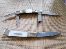 Never Used American Blade Collectors Knives 1986 with leather case all have same serial number Never Used American Blade Collectors Knives 1986 with leather case all have same serial number
