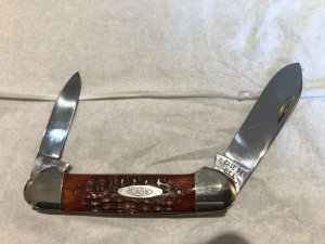 Case XX U.S.A. 62131 10 dot red bone