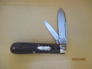 CASE TESTED XX , 62031, GREEN BONE, RARE BOMB SHIELD, 3 3/4 INCHES, 1920-40
