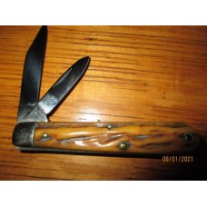 VINTAGE CASE TESTED XX , 5202 1/2, STAG, 3 3/8 ", 1920-40 VINTAGE CASE TESTED XX , 5202 1/2, STAG, 3 3/8 ", 1920-40