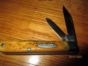 VINTAGE CASE TESTED XX , 5202 1/2, STAG, 3 3/8 ", 1920-40