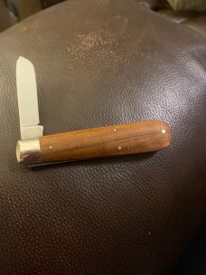 Case XX USA 1965-69 Walnut Wood Handle Buuing Knife With Singlr Blade Very Scarce Case XX USA 1965-69 Walnut Wood Handle Buuing Knife With Singlr Blade Very Scarce