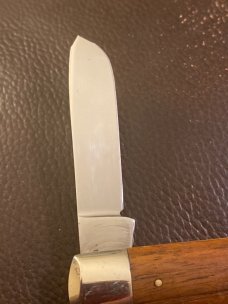 Case XX USA 1965-69 Walnut Wood Handle Buuing Knife With Singlr Blade Very Scarce Case XX USA 1965-69 Walnut Wood Handle Buuing Knife With Singlr Blade Very Scarce