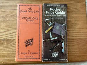 2 Case Pocket Price Guides 1982 & Volume 2 Sargent & Schleyer