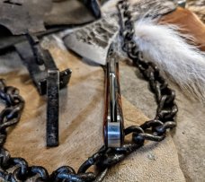 KROO CUSTOM BLADES - Lannys Clip - Bose Single Blade Trapper - Arizona iron Wood Burl Handles - NEW KROO CUSTOM BLADES - Lannys Clip - Bose Single Blade Trapper - Arizona iron Wood Burl Handles - NEW