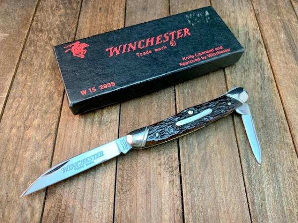 Winchester by Queen Swell Center Wharncliffe Whittler Old Utica Bone 1988