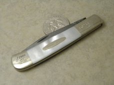 Parker Edwards Pearl Damascus ABCA Lmtd. Edition 1 of 3990 Trapper Knife c.1986 Parker Edwards Pearl Damascus ABCA Lmtd. Edition 1 of 3990 Trapper Knife c.1986