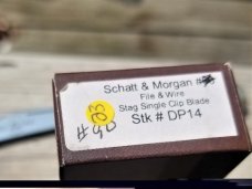 SCHATT & MORGAN STRAIGHT BACK LARGE JACK STAG FIRE & WIRE 1 OF 50 SCHATT & MORGAN STRAIGHT BACK LARGE JACK STAG FIRE & WIRE 1 OF 50
