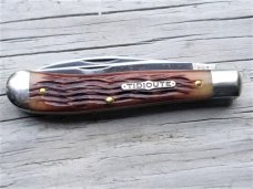 Great Eastern Cutlery Improved Trapper Tidioute Antique Amber Bone 488217 (2017) Great Eastern Cutlery Improved Trapper Tidioute Antique Amber Bone 488217 (2017)