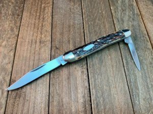 Henckels Stag Pen Knife Made by Henckels Solingen Germany 