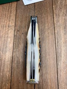 Canal Street Two Blade Swell Center Jack Sambar Stag D2 Steel Canal Street Two Blade Swell Center Jack Sambar Stag D2 Steel