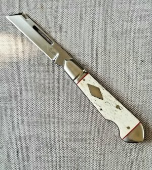 Kroo Custom Giraffe bone EO Bullethead Jack W/ slip,  3.75..rwl34..filework..spacers..liners. shield