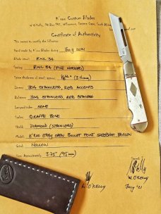 Kroo Custom Giraffe bone EO Bullethead Jack W/ slip, 3.75..rwl34..filework..spacers..liners. shield Kroo Custom Giraffe bone EO Bullethead Jack W/ slip, 3.75..rwl34..filework..spacers..liners. shield