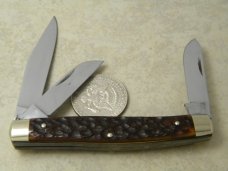 Puma Germany 675 Pumaster Steel Bone Stockman Knife c.1976 Puma Germany 675 Pumaster Steel Bone Stockman Knife c.1976
