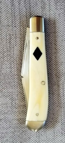 K'roo Custom Warthog Tusk Ivory Clip Slimline, Hawthorne,Knife,NEW,, 3.89", N690 w/ a Saber Grind K'roo Custom Warthog Tusk Ivory Clip Slimline, Hawthorne,Knife,NEW,, 3.89", N690 w/ a Saber Grind