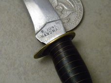 Custom R. Jones Stack Fixed Blade Sheath Knife 