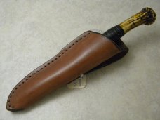 Custom R. Jones Stack Fixed Blade Sheath Knife 