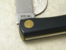 Case XX Stainless USA 7 Dot Black 2137 Sod Buster Jr. Knife Case XX Stainless USA 7 Dot Black 2137 Sod Buster Jr. Knife