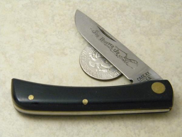 Case XX Stainless USA 10 Dot Black 2137 Sod Buster Jr. Knife Case XX Stainless USA 10 Dot Black 2137 Sod Buster Jr. Knife