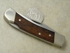 Schrade + USA LB5 Wood Uncle Henry Folding Lockback Knife & Pouch Schrade + USA LB5 Wood Uncle Henry Folding Lockback Knife & Pouch