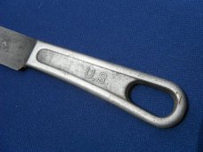 Genuine WWII US Army Military Stainless Steel Knife, Mess Kit Utensil Genuine WWII US Army Military Stainless Steel Knife, Mess Kit Utensil