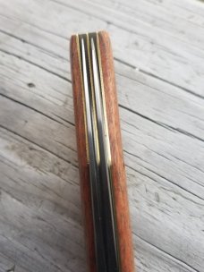 Great Eastern Tidioute Cutlery GEC African Rosewood Scout Trapper Knife Rare MIT Great Eastern Tidioute Cutlery GEC African Rosewood Scout Trapper Knife Rare MIT