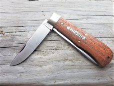 Great Eastern Tidioute Cutlery GEC African Rosewood Scout Trapper Knife Rare MIT Great Eastern Tidioute Cutlery GEC African Rosewood Scout Trapper Knife Rare MIT