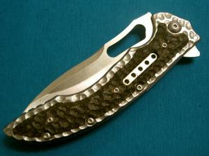CRKT FOSSIL IKOMA DESIGN 5470 LOCKBACK CAMPING SURVIVAL FOLDING HUNTER POCKET KNIFE KNIVES