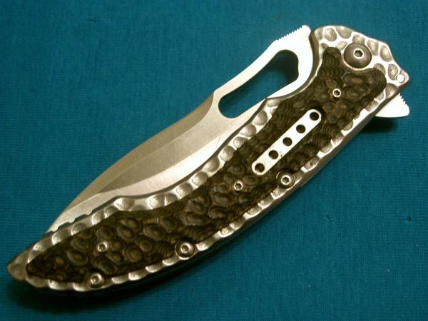 CRKT FOSSIL IKOMA DESIGN 5470 LOCKBACK CAMPING SURVIVAL FOLDING HUNTER POCKET KNIFE KNIVES