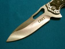 CRKT FOSSIL IKOMA DESIGN 5470 LOCKBACK CAMPING SURVIVAL FOLDING HUNTER POCKET KNIFE KNIVES