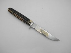 Queen Cutlery #73 Hunting knife, bare head Winterbottom bone handles: Queen Cutlery #73 Hunting knife, bare head Winterbottom bone handles: