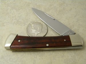 Ka-Bar KA-LOK Stainless 2228 Japan Wood Bolster Lock Locking Blade Knife 1979