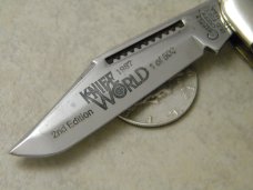 Cripple Creek Old Fort TN Bob Cargill 2nd Edition Knife World 1987 1 of 500 Moose Knife 