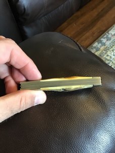 1995 CASE XX USA 5 DOTS 52005 RAZ SS FAT AND GNARLY STAG HANDLE RAZOR WITH SMALL STAINLESS STEEL BLA