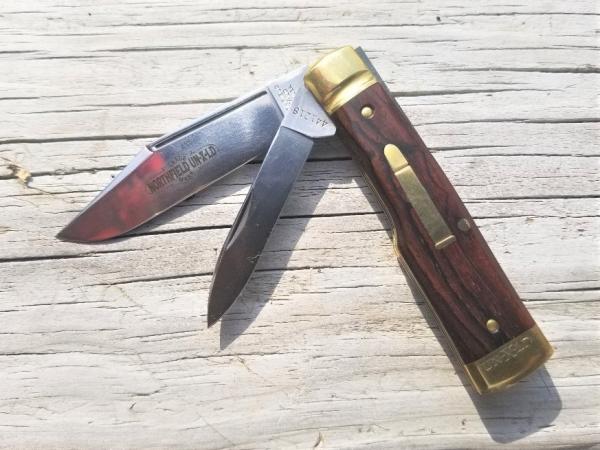 GREAT EASTERN GEC NORTHFIELD COCOBOLO WOOD HANDLES MUST SEE!! BUFFALO JACK KNIFE 1/820 MIT 441218 GREAT EASTERN GEC NORTHFIELD COCOBOLO WOOD HANDLES MUST SEE!! BUFFALO JACK KNIFE 1/820 MIT 441218