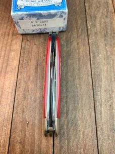 Case Classic, Queen Made, Split Back Spring Whittler Red Banana Bone 1991 Case Classic, Queen Made, Split Back Spring Whittler Red Banana Bone 1991