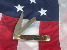Vintage 1977 Queen Master Cutler Collection Trapper Pocket Knife w/ Beautiful Handles - 4" closed Vintage 1977 Queen Master Cutler Collection Trapper Pocket Knife w/ Beautiful Handles - 4" closed