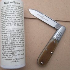 Great Eastern Cutlery Back to Basics Sawyer Barlow Knife Charlie C. SFO 152121 ................(887) Great Eastern Cutlery Back to Basics Sawyer Barlow Knife Charlie C. SFO 152121 ................(887)